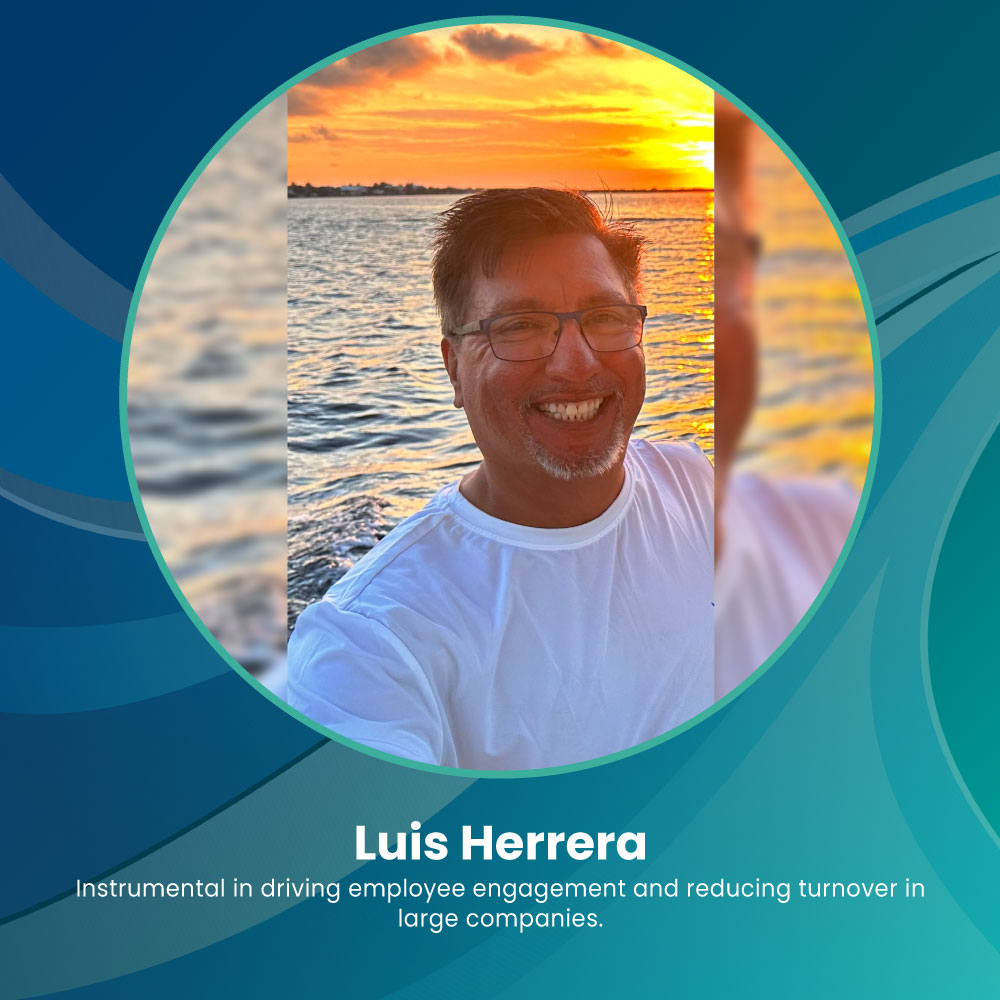 Headshots of Luis Herrera